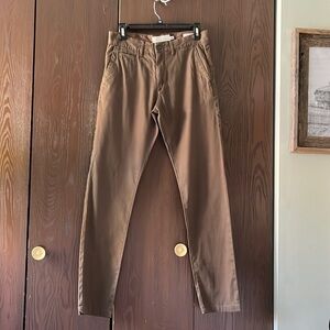 L.O.G.G. Dark brown jeans. Skinny fit. Size 8